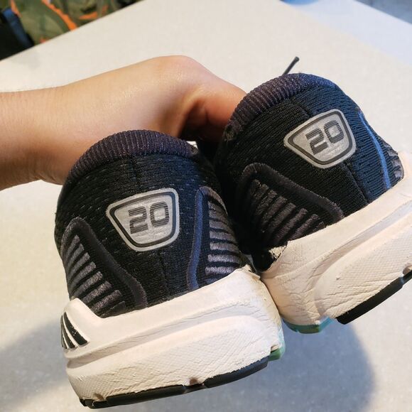 Brooks Ariel 20 Black Blue Women Size 10.5 Running Shoes Support Walk Jog - Picture 5 of 8